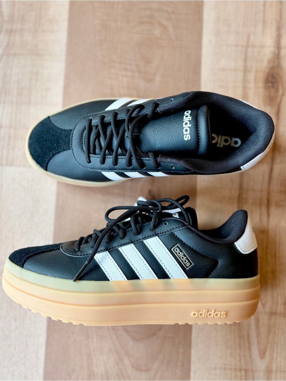NWT Adidas VL Court Bold Womens Size 8.5 - Picture 6 of 8